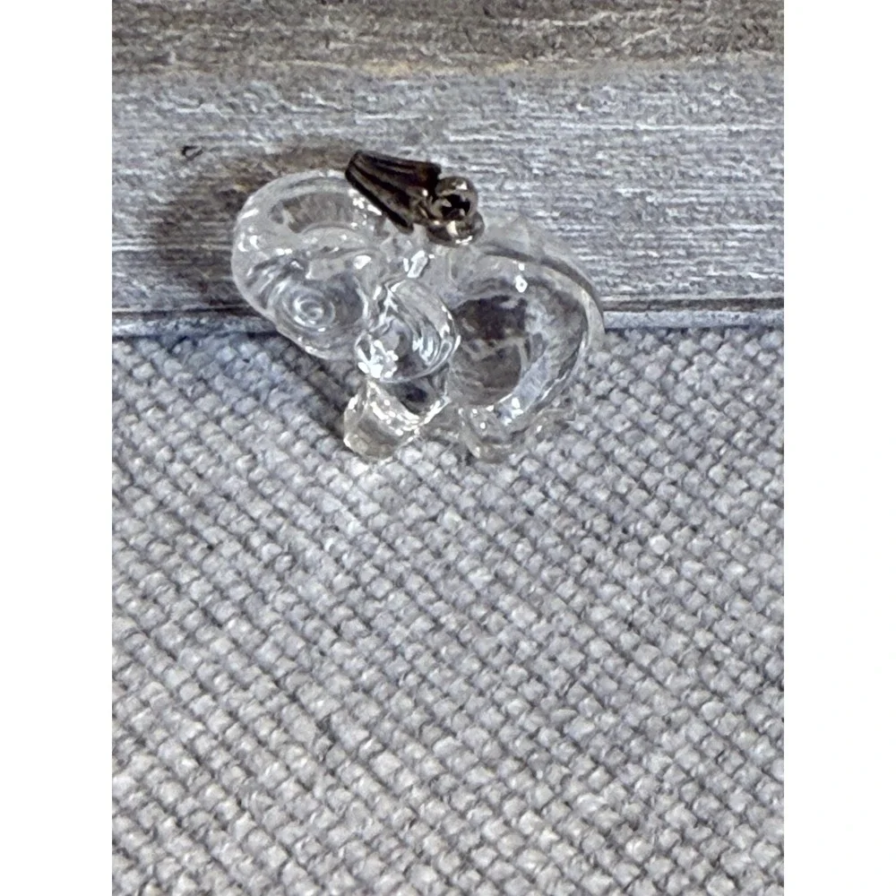 Swarovski Crystal Clear Elephant Figurine/‎ Pendant